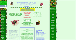 Desktop Screenshot of flowersfruitsandcakes.com
